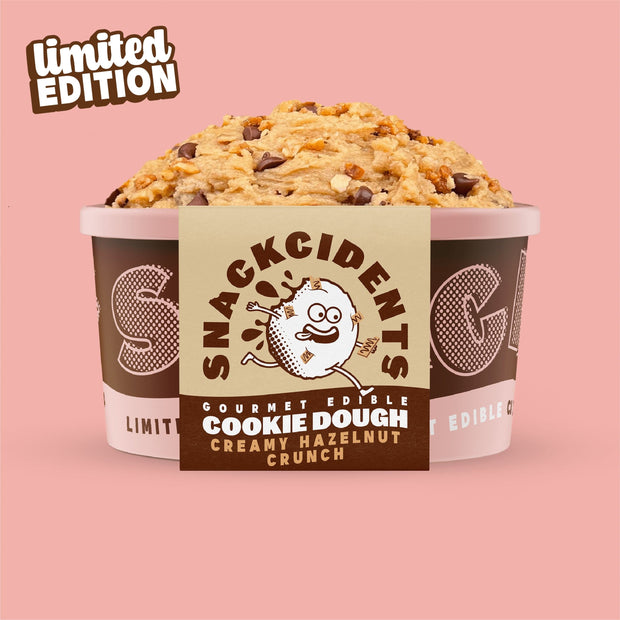 Creamy Hazelnut Crunch Cookie Dough Monster Tub (500g)
